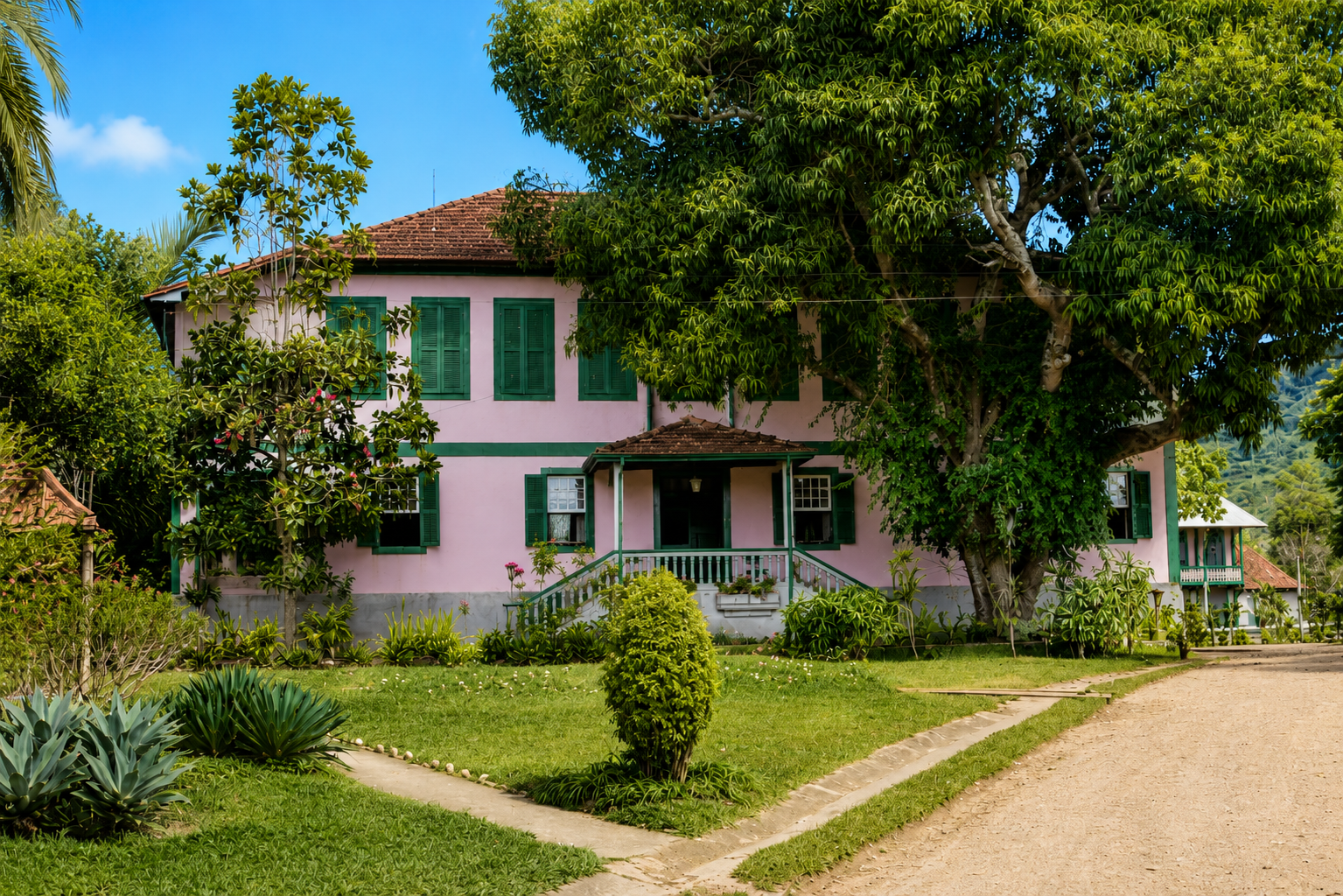 Fazenda Sant'Anna – vista histórica. Zona da Mata Mineira. Acervo Pedro Lorenzo Raggio Neto.