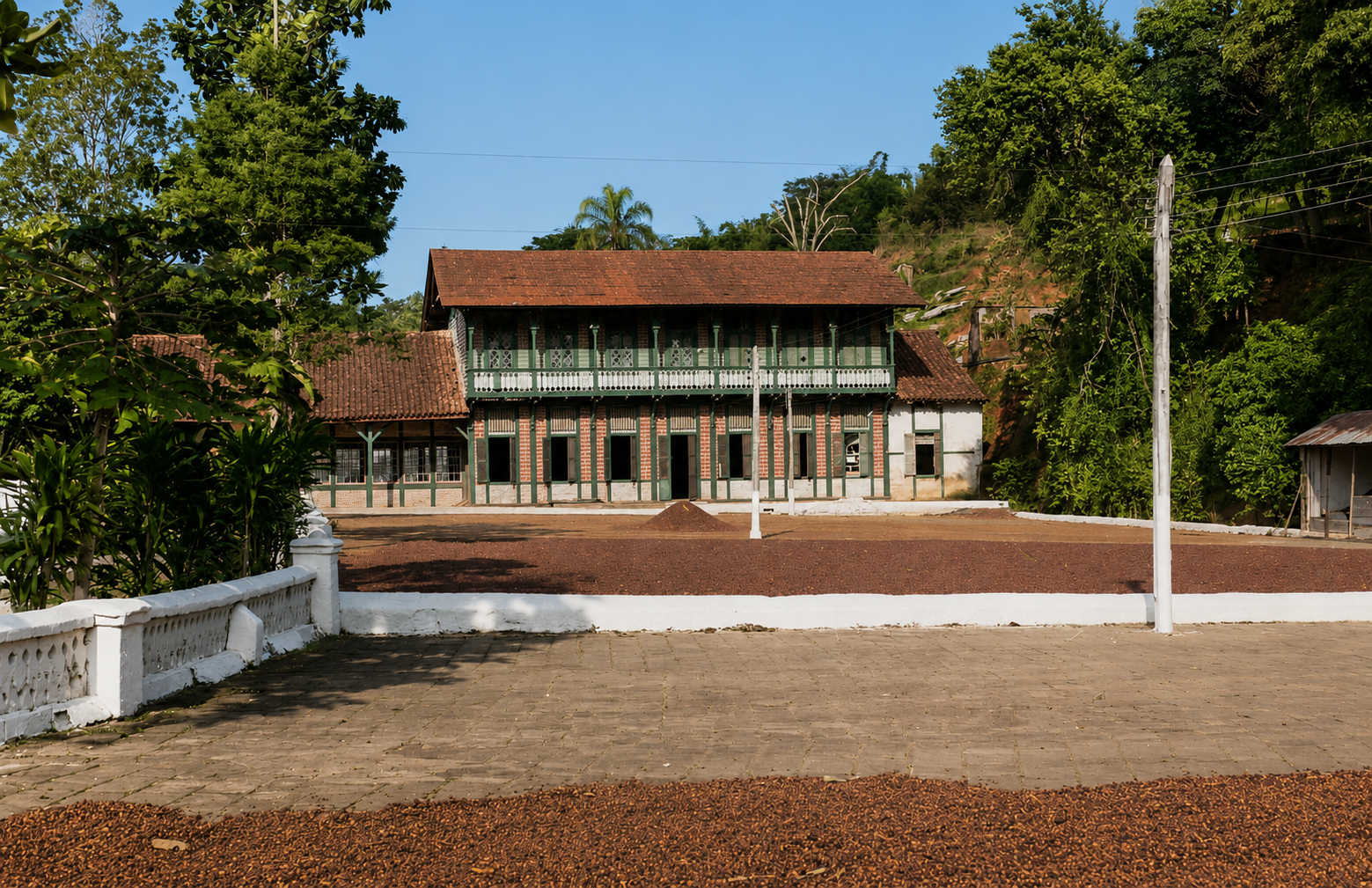 Fazenda Sant'Anna – vista histórica (4). Zona da Mata Mineira. Acervo Pedro Lorenzo Raggio Neto.