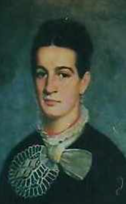 Maria Luiza de Rezende Tostes, esposa de Cândido Bernardino Teixeira Tostes. Acervo Pedro Lorenzo Raggio Neto.